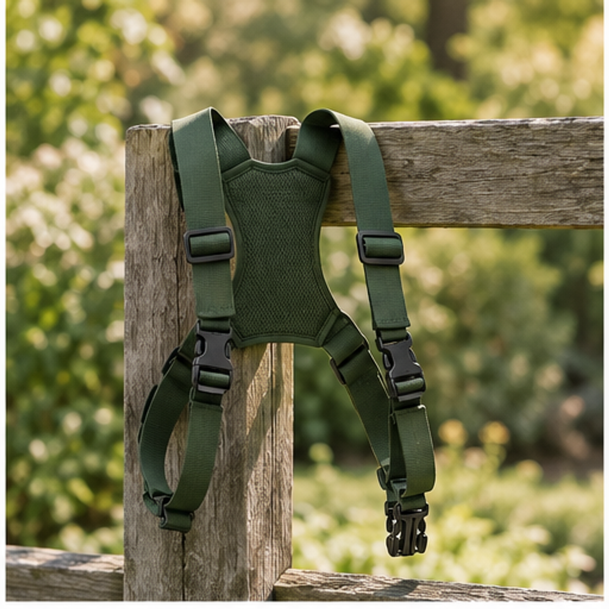 Binocular Carry Harness — lifestyle