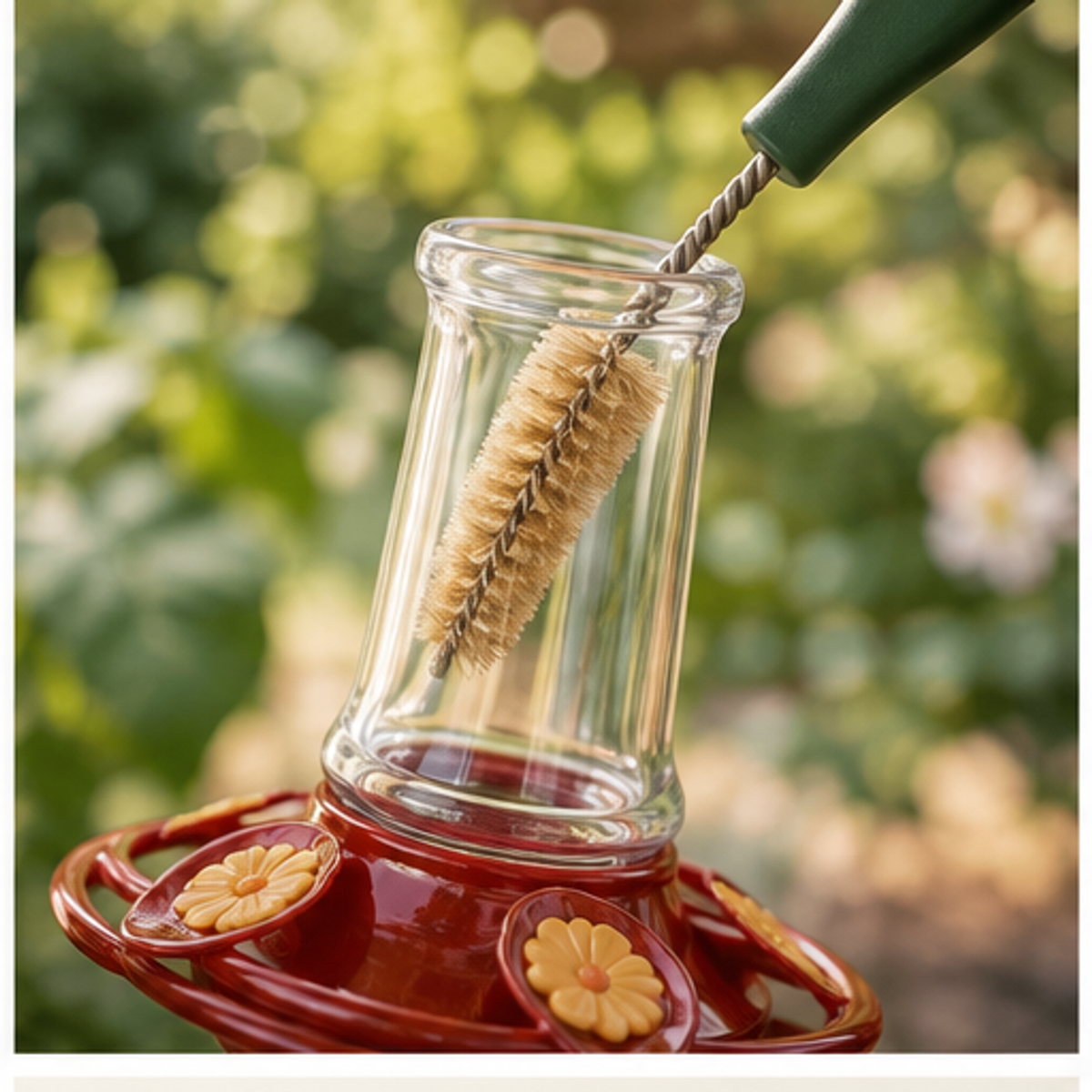 Bird Feeder Cleaning Brush Set — lifestyle