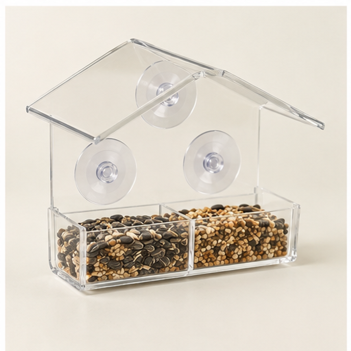 Clear Window Bird Feeder — overview