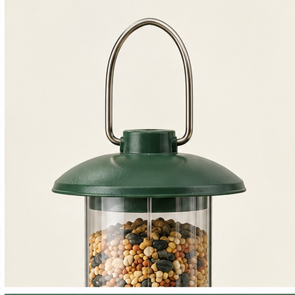 Hanging Tube Bird Feeder — feature