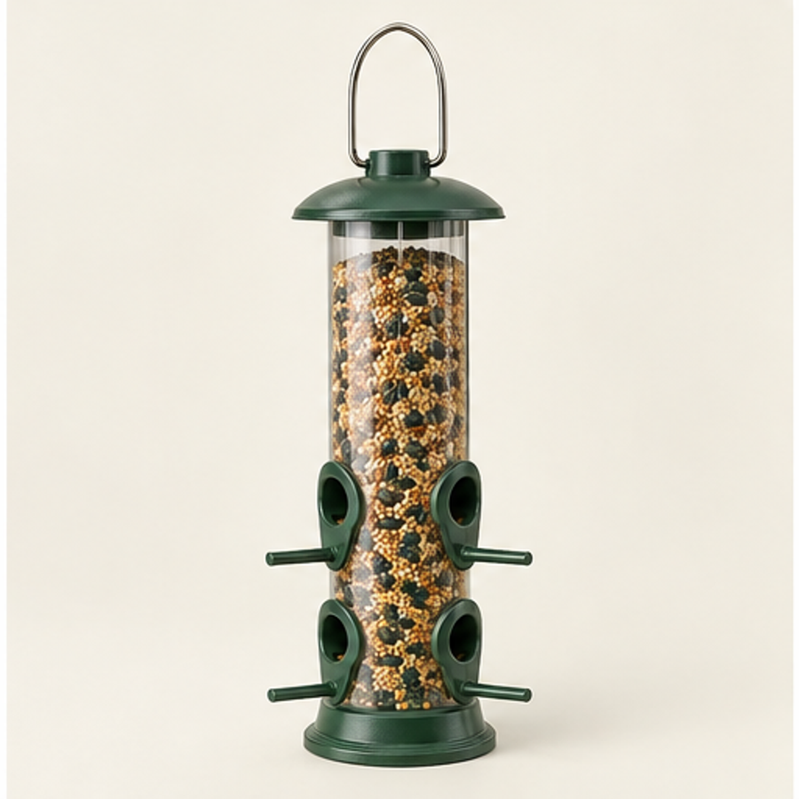 Hanging Tube Bird Feeder — overview